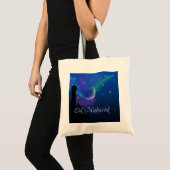 Magical Eid Night - Islamic Greeting Budget Tote Bag (Voorkant (product))