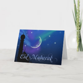 Magical Eid Night - Islamic Greeting Card Feestdagen Kaart