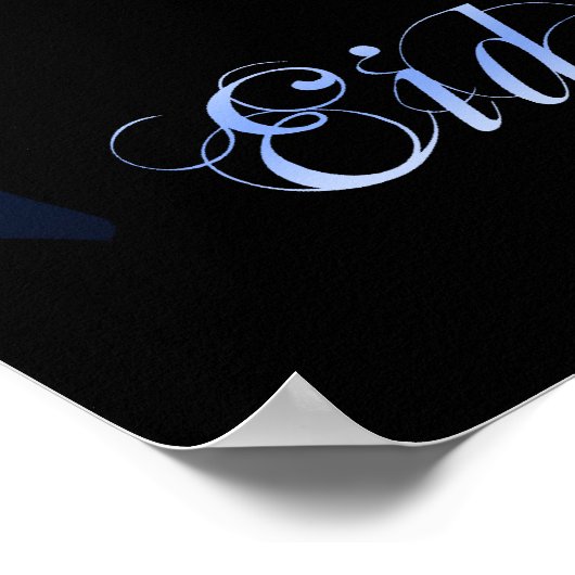 Magical Eid Night - Islamic Greeting Poster Print (Hoek)