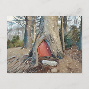 Magical Elf House Briefkaart