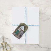 Magical Elf House Cadeaulabel (Met Touw)