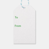 Magical Elf House Cadeaulabel (Achterkant)