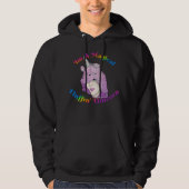 Magical F Unicorn Mannen Basic Hooded Sweatshirt (Voorkant)
