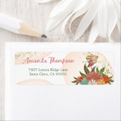 Magical Fairies Woodland Whimsical Forest Address Etiket