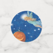 Magical Fairy and Jack O'Lantern Halloween party Confetti (Kleine voorkant)