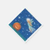 Magical Fairy and Jack O'Lantern Halloween party Servet (Hoek)