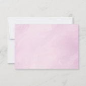 Magical Fairy and Unicorn Girls Bedankkaart (Achterkant)