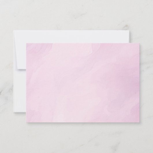 Magical Fairy and Unicorn Girls Bedankkaart (Achterkant)