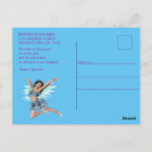 Magical Fairy Baby Mermaid is aangekomen Briefkaart (Achterkant)