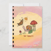 Magical Fairy Baby shower Bingo Activiteit Kaart (Achterkant)