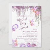 Magical Fairy Baby shower Invitation Kaart (Voorkant)