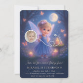 Magical Fairy Birthday Invitation Kaart (Voorkant)