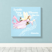 Magical Fairy Blue Canvas (Insitu (Houten vloer))