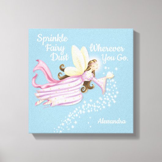 Magical Fairy Blue Canvas (Voorkant)