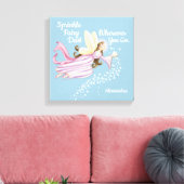 Magical Fairy Blue Canvas Afdruk (Insitu (Woonkamer))
