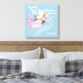 Magical Fairy Blue Canvas Afdruk (Insitu (Slaapkamer))