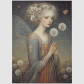 Magical Fairy & Dandelion Field Decoupage Art Tissuepapier (Voorkant)