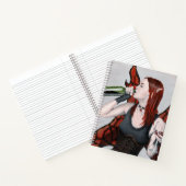 Magical Fairy Drink Wine Fantasy Art Notitieboek (Binnen)