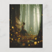 Magical Fairy Enchanted Forest Herfst Herfst Pixie Briefkaart (Voorkant)