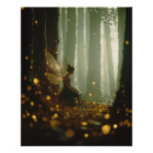 Magical Fairy Enchanted Forest Herfst Herfst Pixie Perfect Poster (Voorkant)