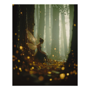 Magical Fairy Enchanted Forest Herfst Herfst Pixie Perfect Poster