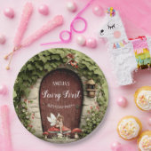 Magical Fairy First Birthday Party Papieren Bordje (Feest)