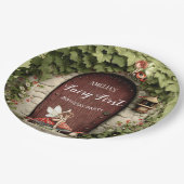 Magical Fairy First Birthday Party Papieren Bordje (Gekanteld)