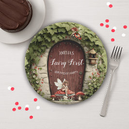 Magical Fairy First Birthday Party Papieren Bordje