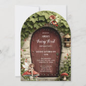 Magical Fairy First Birthday Photo Birthday Kaart (Voorkant)