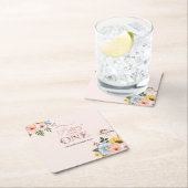 Magical Fairy Floral Garden Pixie Girls Birthday  Kartonnen Onderzetters (Insitu)