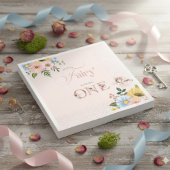 Magical Fairy Floral Garden Pixie Girls Birthday  Servet