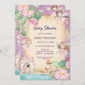 Magical Fairy Garden Baby Shower Kaart (Voorkant / Achterkant)
