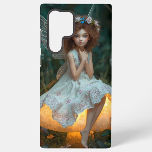 Magical Fairy iPhone Case – Zachte Glow Esthetisch Samsung Galaxy Hoesje (Achterkant)