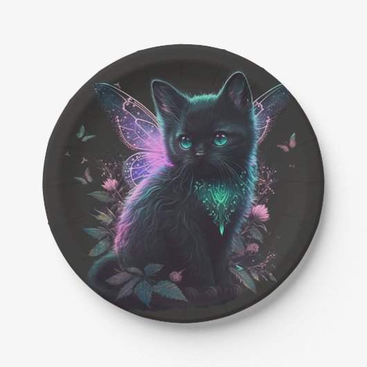 Magical Fairy Kitten Papieren Bordje (Voorkant)