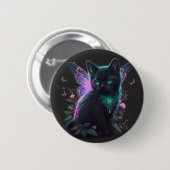 Magical Fairy Kitten Ronde Button 5,7 Cm (Voorkant /achterkant)
