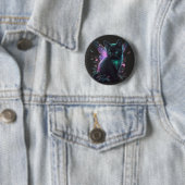 Magical Fairy Kitten Ronde Button 5,7 Cm (In situ)