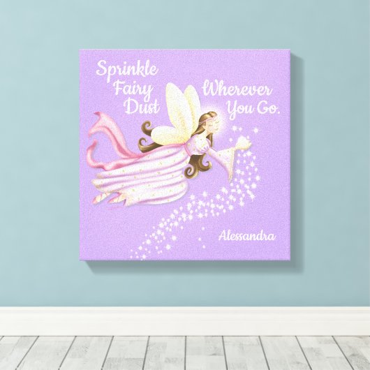 Magical Fairy Lavender Canvas (Insitu (Houten vloer))