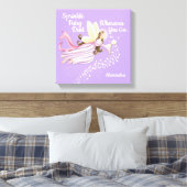 Magical Fairy Lavender Canvas (Insitu (Slaapkamer))