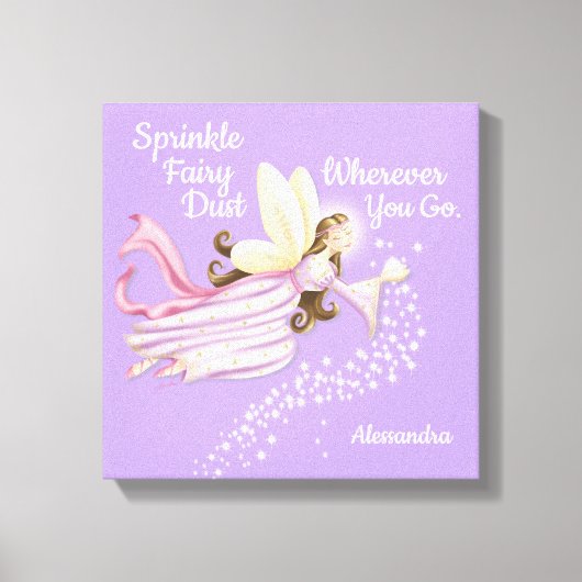 Magical Fairy Lavender Canvas Afdruk (Voorkant)