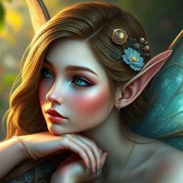 Magical Fairy Princess Decoupage Paper Tissuepapier