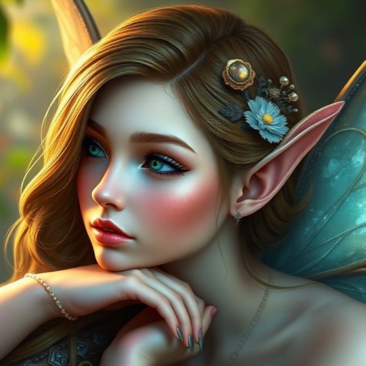 Magical Fairy Princess Decoupage Paper Tissuepapier