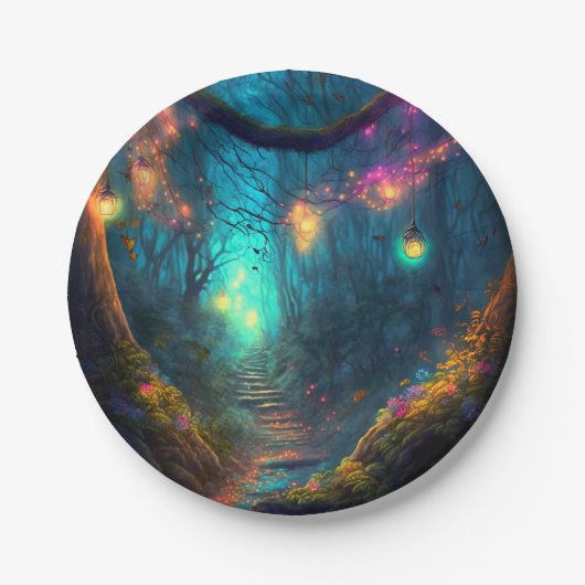 Magical Fairy Princess Fantasy Pixie Dust Party Papieren Bordje (Voorkant)