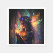 Magical Fairy Princess Fantasy Pixie Dust Party Servet (Voorkant)
