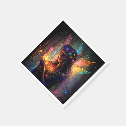 Magical Fairy Princess Fantasy Pixie Dust Party Servet (Hoek)