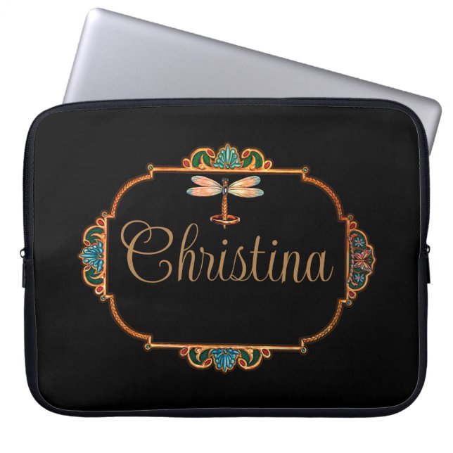 Magical Fairy Tale Fantasy Personalized Laptop Sleeve (Voorkant)