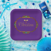 Magical Fairy Tale Fantasy Personalized Papieren Bordje (Feest)