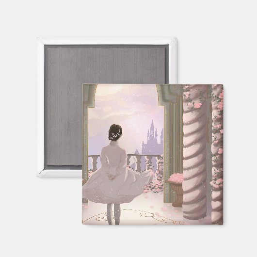 Magical Fairy Tale Palace Magnet (Voorkant / Achterkant)