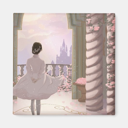 Magical Fairy Tale Palace Magnet (Voorkant)