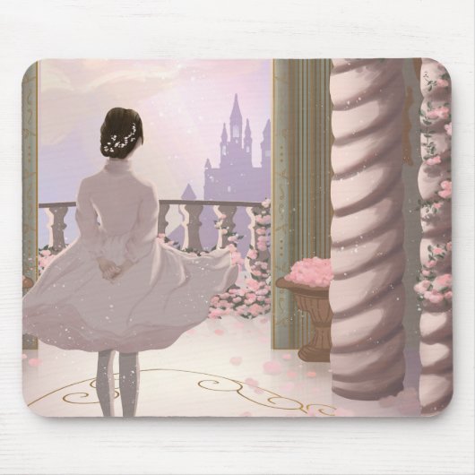Magical Fairy Tale Palace Mouse Pad Muismat (Voorkant)