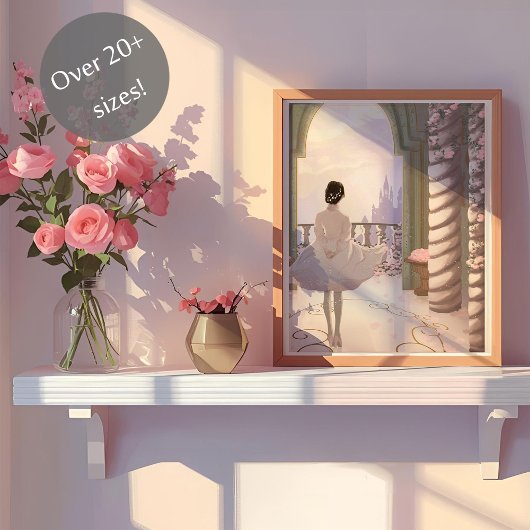 Magical Fairy Tale Palace Poster